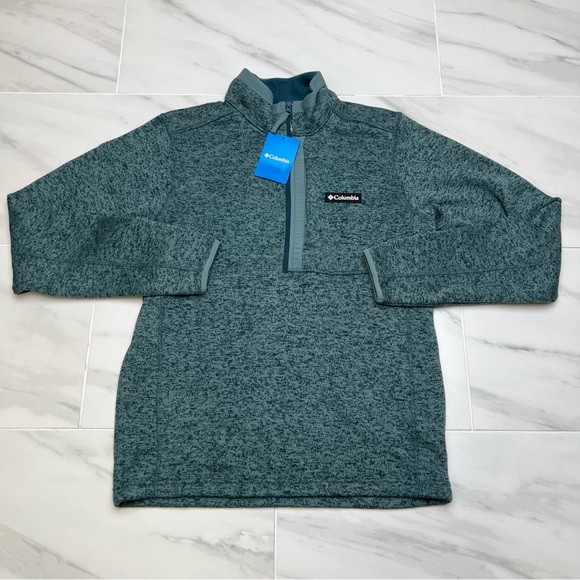 Columbia Men's Sweater Weather Half Zip Sweater AO5817-414 size M